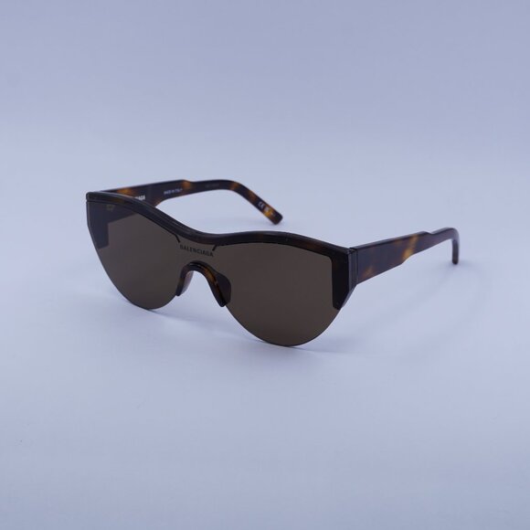 🕶️ New Balenciaga BB0004S 007 Sunglasses - Havana Frame, Brown Lenses - Picture 1 of 9